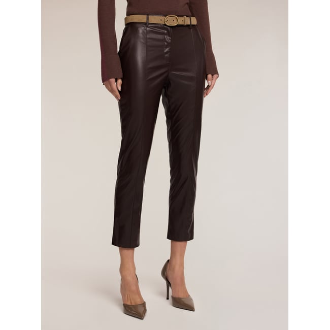 Pantalon slim fit en tissu enduit - MOTIVI