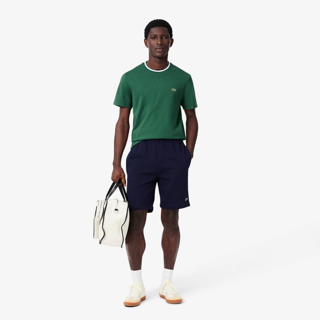 Short regular fit molleton bleu-166 <span itemprop=
