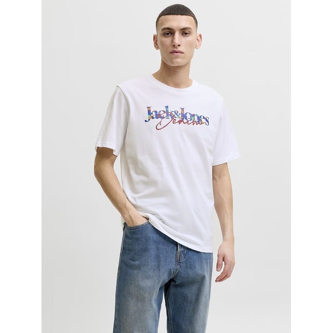 T-shirt de mangas curtas e gola redonda, Tom - JACK & JONES