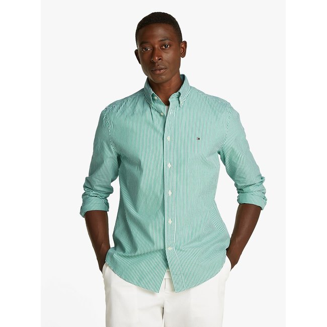 Camisa recta de popelina - TOMMY HILFIGER