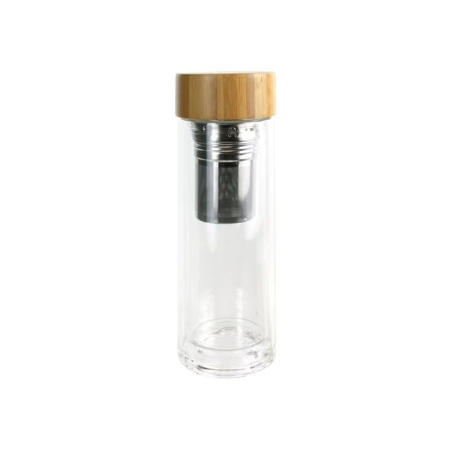 Bouteille de transport double paroi infuseur à thé multicolour <span itemprop=