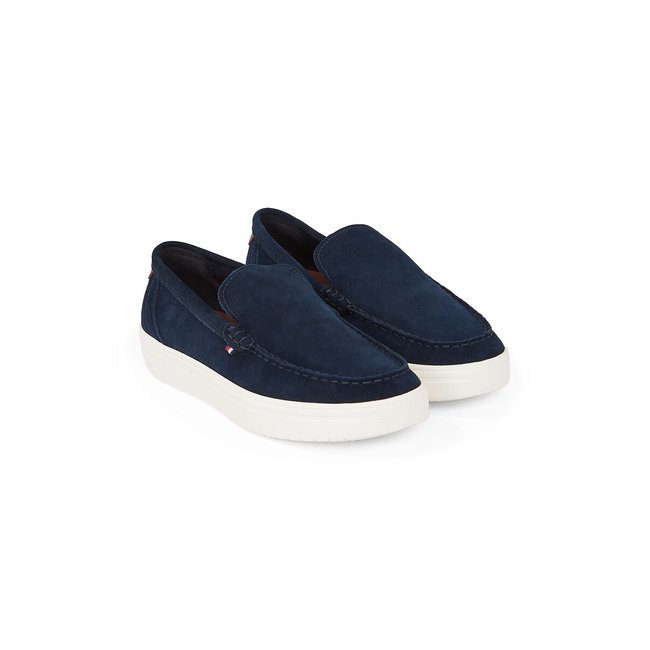 Mokassins aus Veloursleder Modern Light marine <span itemprop=