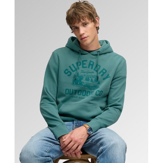 Sweat à capuche Outdoor Icon coupe décontractée - SUPERDRY