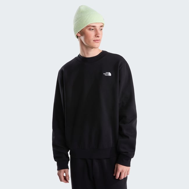 Sudadera de cuello redondo, Simple Dome negro <span itemprop=