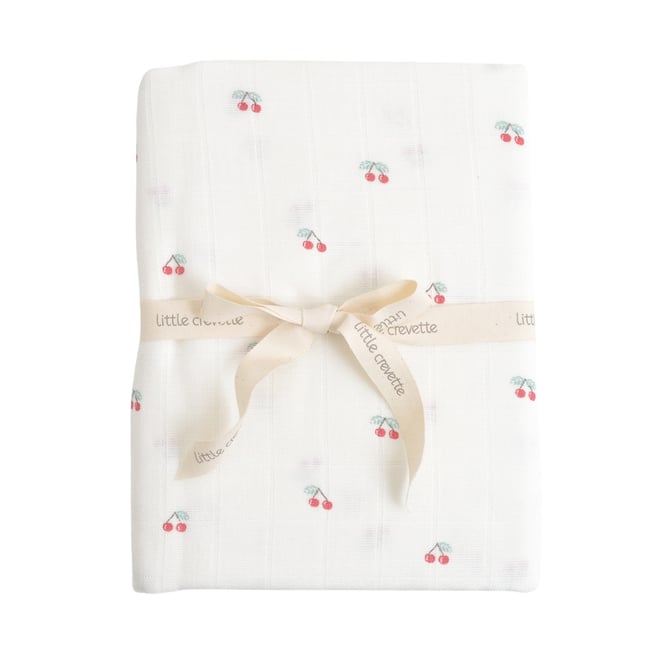 Maxi-lange coton bio CERISE ecru <span itemprop=