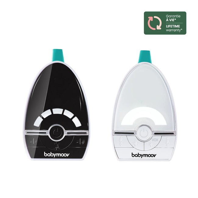 Intercomunicador de bebé expert care preto + branco <span itemprop=