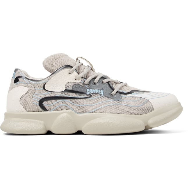 Baskets Karst gris blanc <span itemprop=