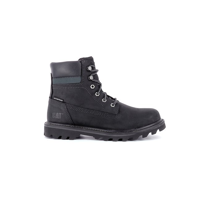 Boots cuir Deplete noir <span itemprop=