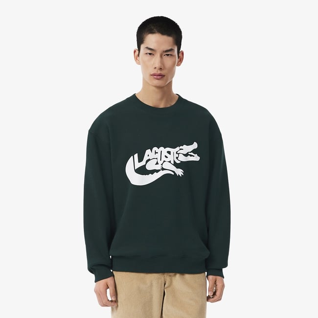 Sweatshirt coton fabriqué en France - LACOSTE