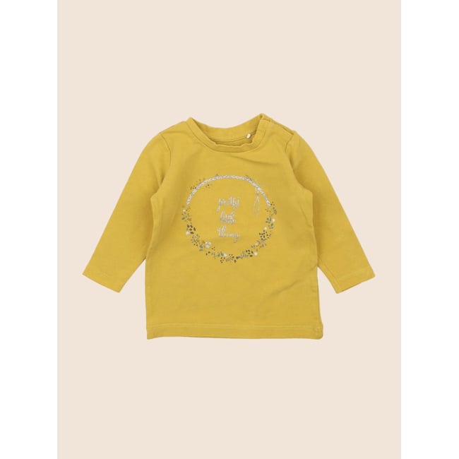 Tee-shirt - Très bon état jaune <span itemprop=