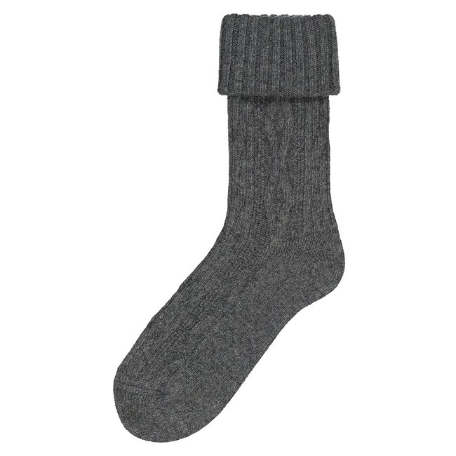 Wintersocken Cocooning grau <span itemprop=