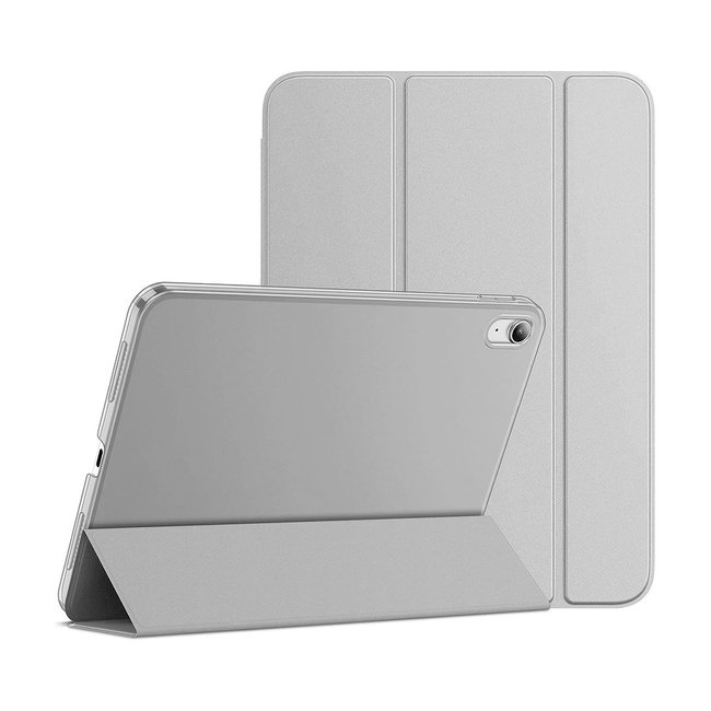 Coque silicone liquide Ipad 10.9 Pouces 10ème Génération (2022) gris <span itemprop=