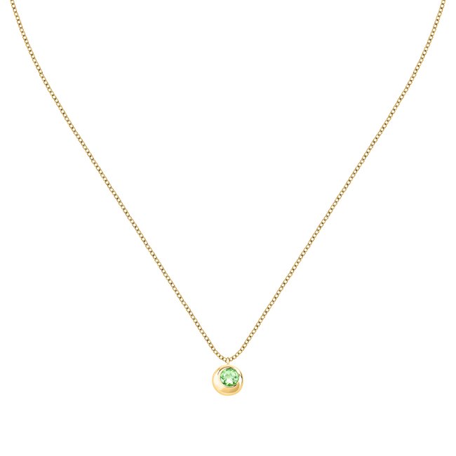 Collier argent 925 recyclé doré TESORI ETERNI or <span itemprop=