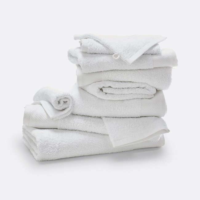10-teiliges Frottee-Set Scenario, 500 g/m² weiss LA REDOUTE INTERIEURS