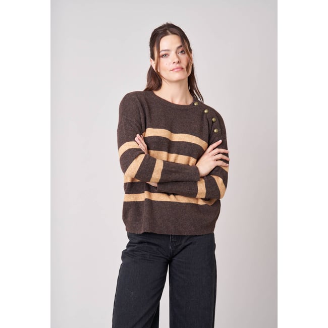 Pull femme rayé  FRANCINE - DEELUXE