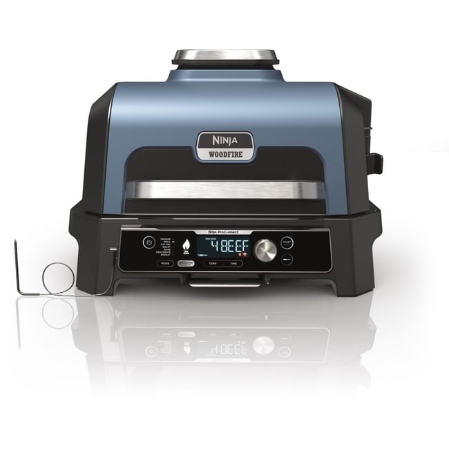 Barbecue électrique OG901EU Woodfire pro connect à poser, 44.5x26.5 cm - NINJA