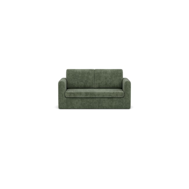 Canapé Convertible 2 places - MARILIA Couleur vert <span itemprop=