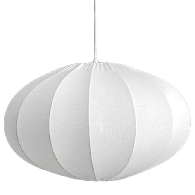 Suspension en métal et coton blanc 42x42x23cm Couleur v002227 <span itemprop=
