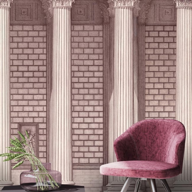 Papier peint panoramique avec le paysage de l'église de la Madeleine - 425x260 cm (l x h) - LA TOUCHE ORIGINALE