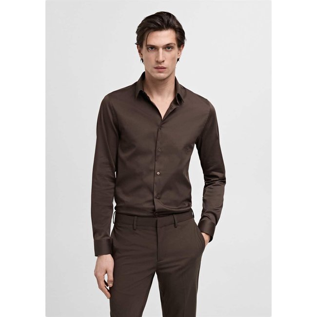 Chemise costume super slim fit coton stretch - MANGO MAN