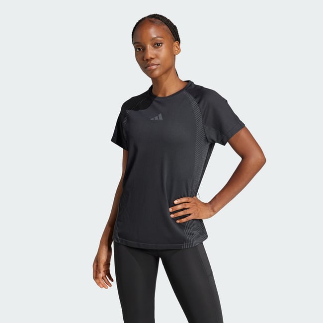 T-Shirt Maille Sans Coutures black / grey six <span itemprop=