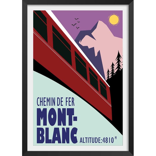 Affiche Terminus chamonix 4810m - HEXOA