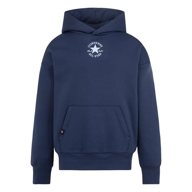 Warmes, weiches Kapuzensweatshirt marine <span itemprop=