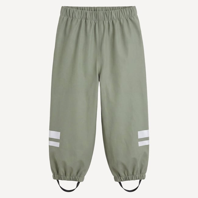 Pantalon de pluie kaki <span itemprop=
