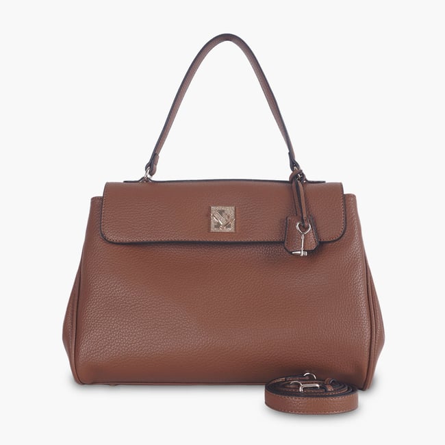 Grand sac shopper L  Tifora camel,doré <span itemprop=