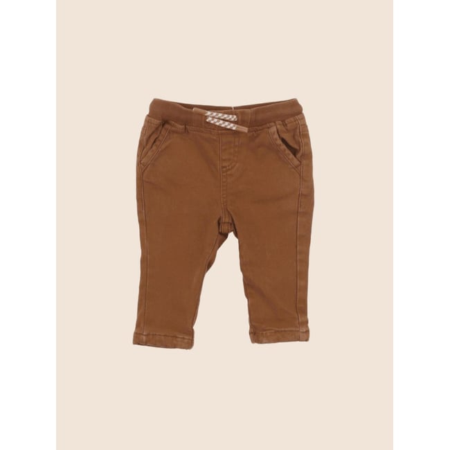 Pantalon - Etat satisfaisant marron <span itemprop=