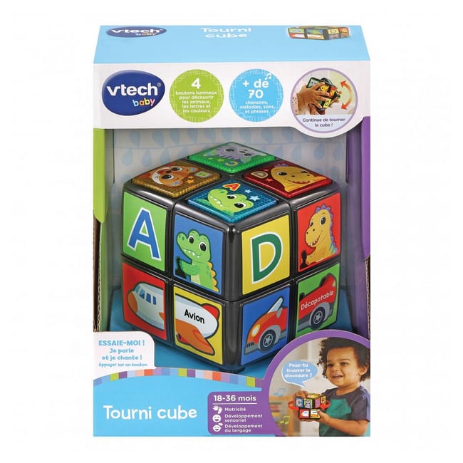 VTech Super cube des découvertes - 183405 - Jeu d'éveil - Rue du Commerce VTech Super cube des découvertes - 183405 - Jeu d'éveil - Rue du Commerce