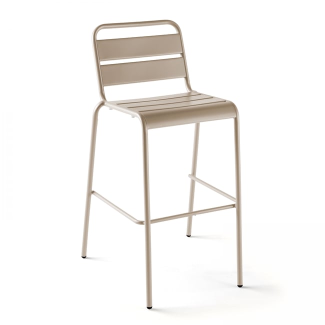 Chaise haute de jardin en métal, PALAVAS - OVIALA
