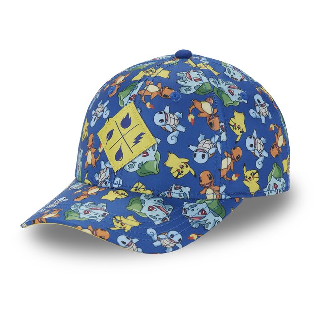 Casquette Pokemon Elementary - Junior jaune/bleu/orange/vert <span itemprop=