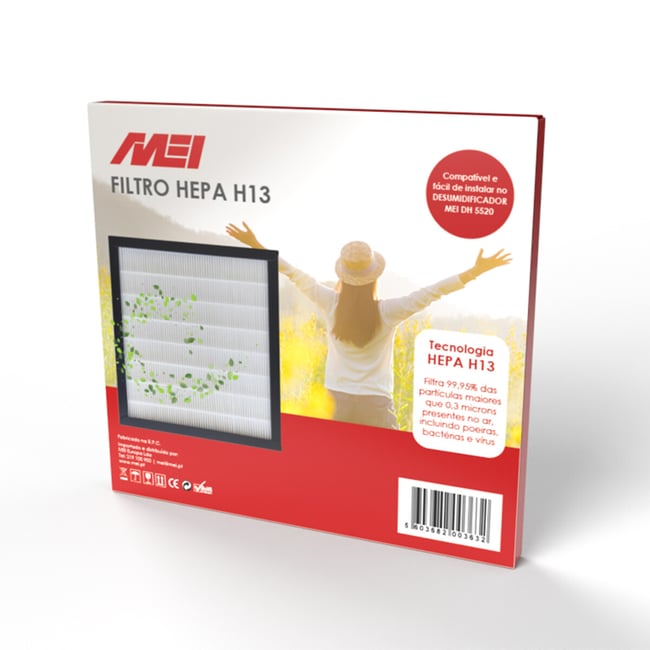 Filtro Hepa H13 para DH5520, MEI branco <span itemprop=