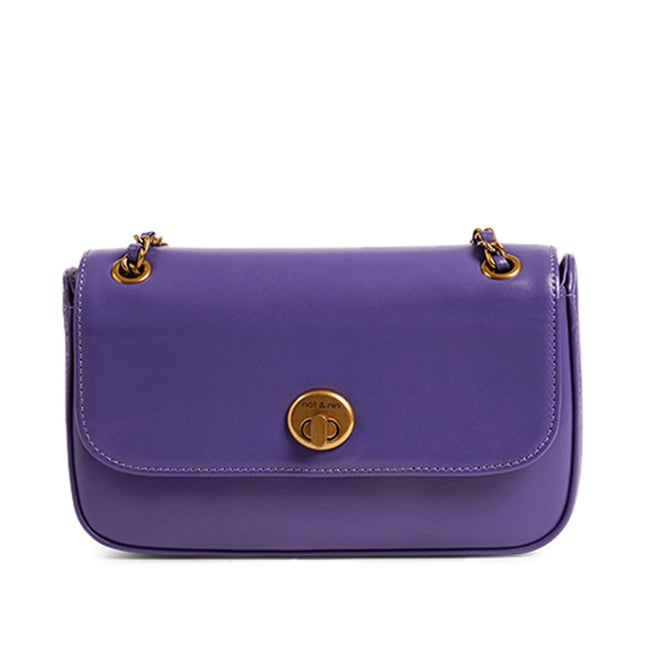 Sac à bandoulière en cuir avec chaîne MINI GRACE - NAT & NIN