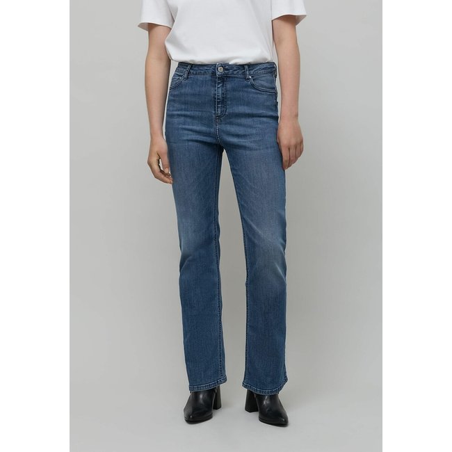 Faded Bootcut Jeans, dark blue, IKKS