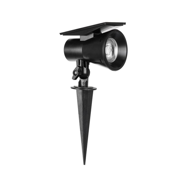 Lampe solaire  moderneLED, Jostiras Couleur noir <span itemprop=