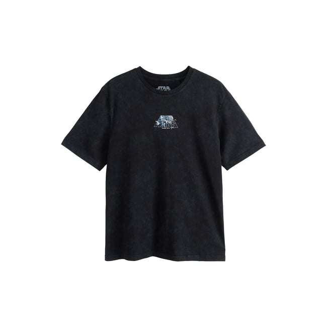 T-shirt star wars black wash star wars <span itemprop=
