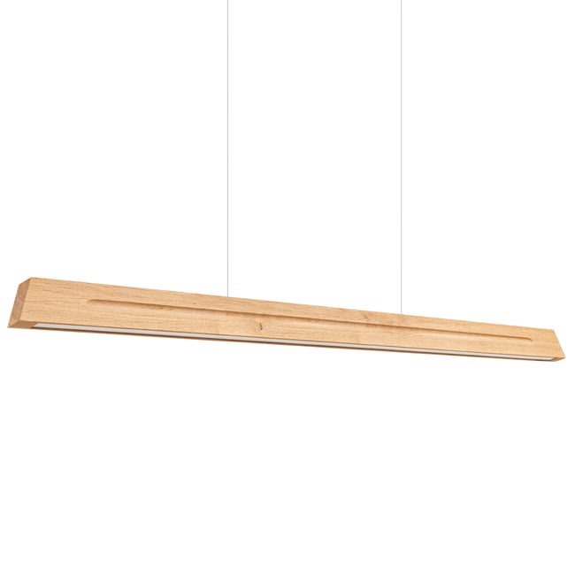 Suspension Bois Chêne LED 1 Skog Couleur chêne <span itemprop=
