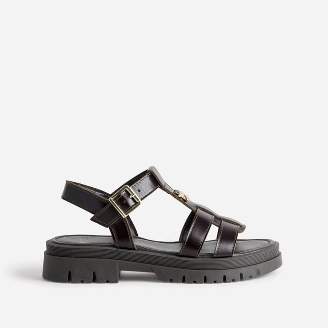 Sandale Plate en cuir NANELLI - ERAM