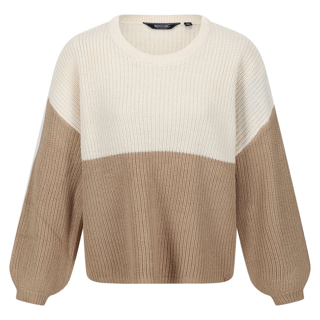Pull KAMARIA beige clair / beige <span itemprop=
