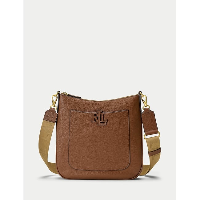 Sac besace à bandoulière CAMERYN camel <span itemprop=