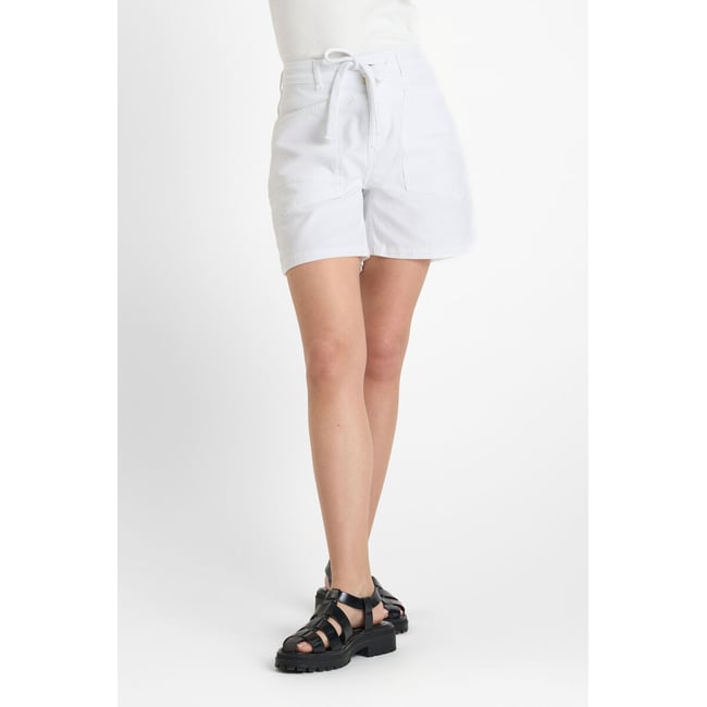 Short en jeans MADO white <span itemprop=