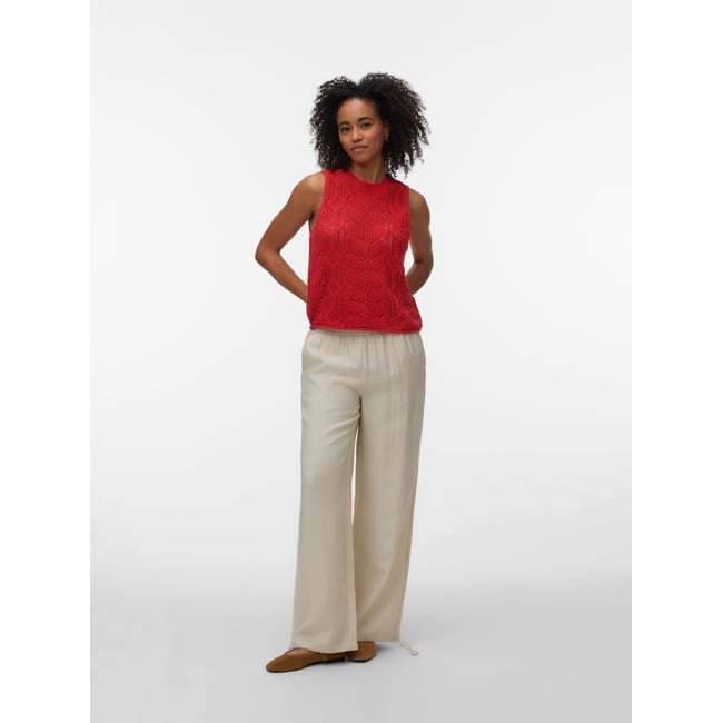 Pantalon À Jambe Large oatmeal <span itemprop=