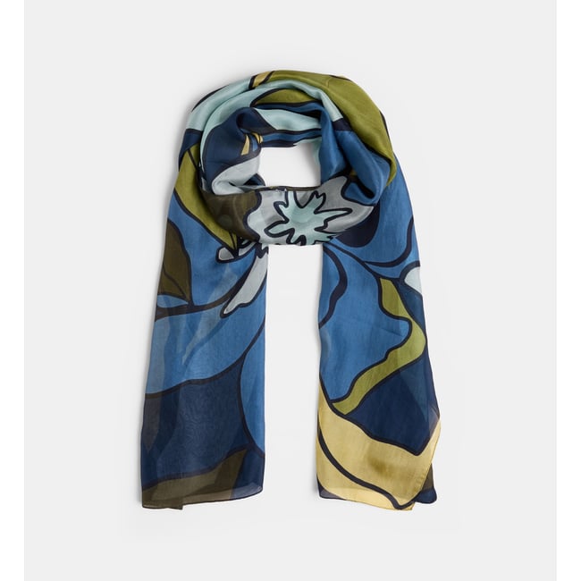 Foulard laurane fleurs - GALERIES LAFAYETTE