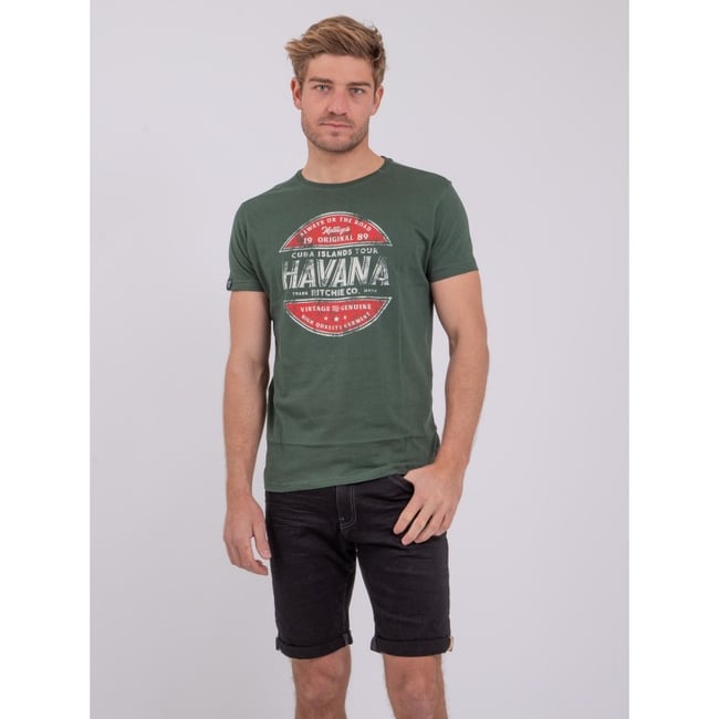 T-shirt Manches Courtes Col Rond Pur Coton Numatis - RITCHIE