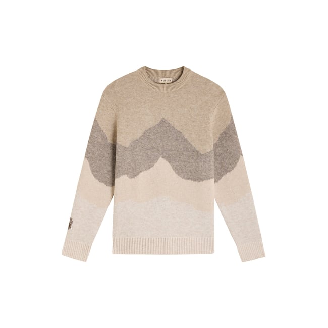 Pull LEGER MOUNTAIN marron <span itemprop=