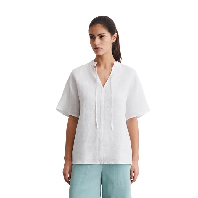 Blouse en lin relaxed en qualité légère - MARC O'POLO