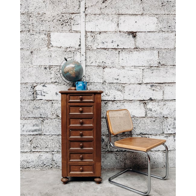 Meuble de rangement haut Michel N°266 - Bon état Couleur bois <span itemprop=