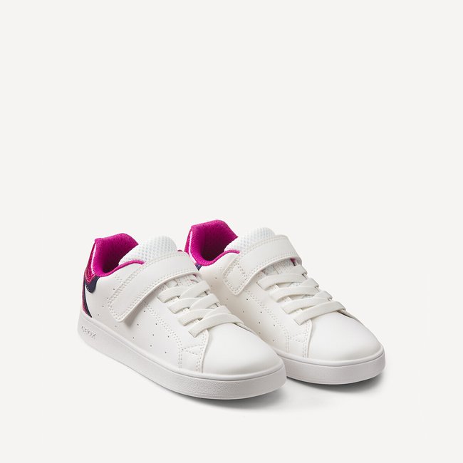 Zapatillas elásticas transpirables Eclyper blanco/fucsia <span itemprop=